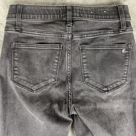Luluroe Jeans Womens 26 Black Skinny Mid Rise Stretch Denim - Picture 4 of 9